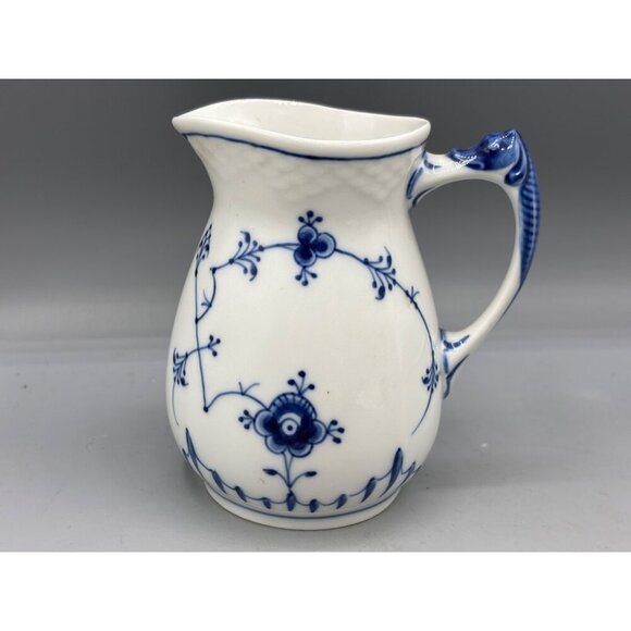 Vtg Bing Grondahl Blue Creamer Pitcher Porcelain Denmark No 189 - Picture 1 of 7